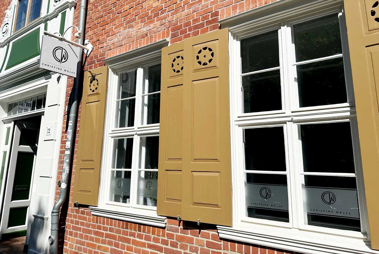 Fensterbeschriftung