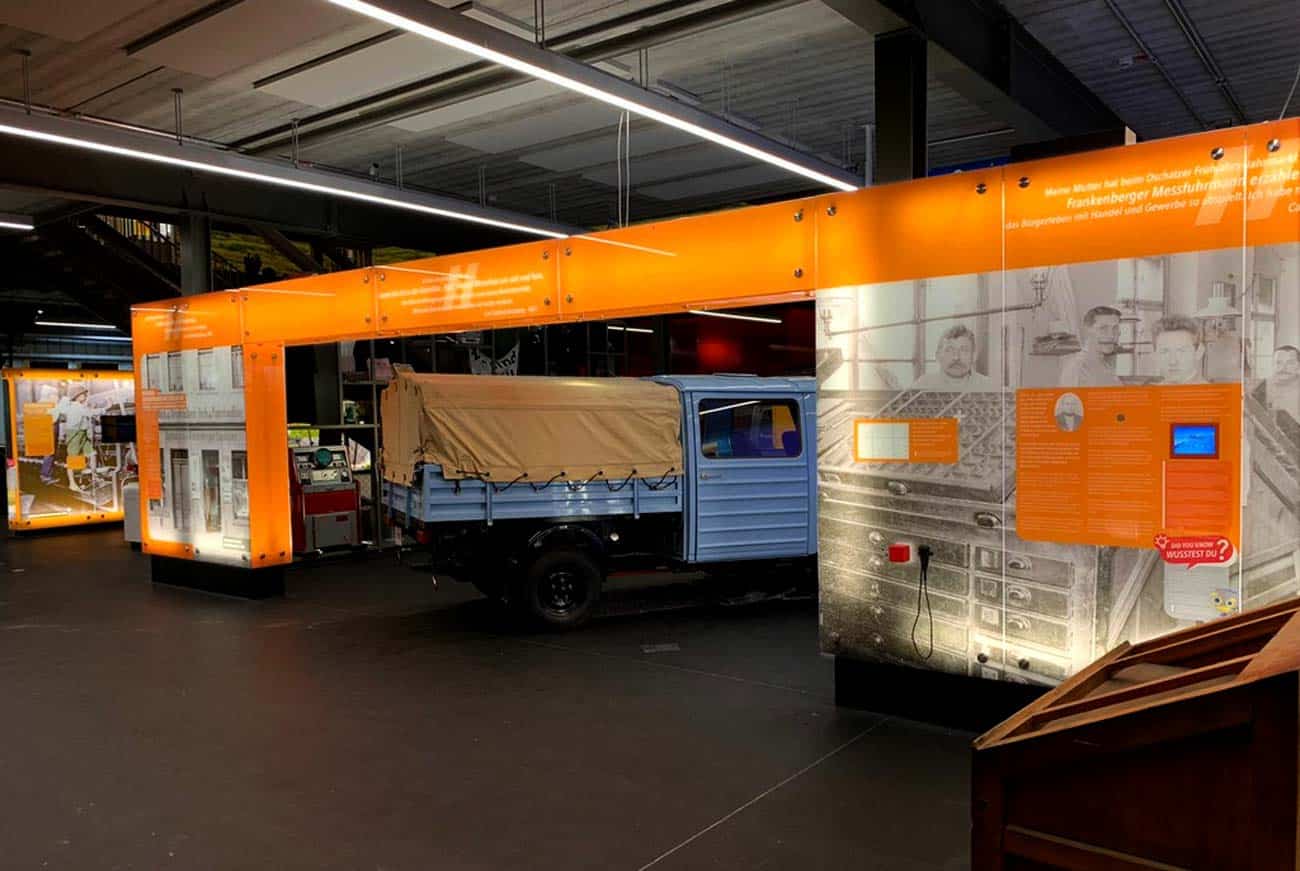 Glaswände für Ausstellungen