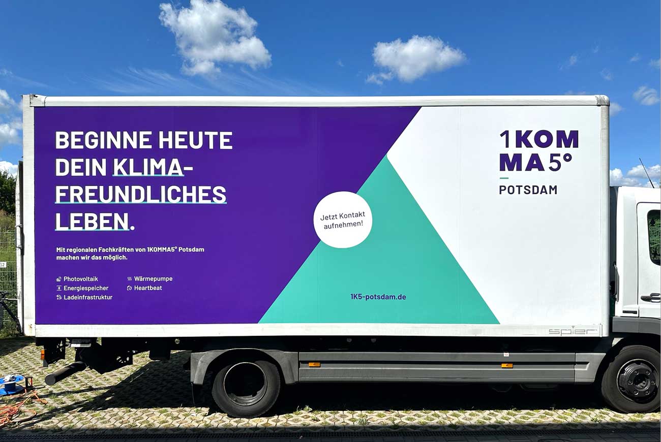 LKW Beschriftung Digitaldruck Potsdam