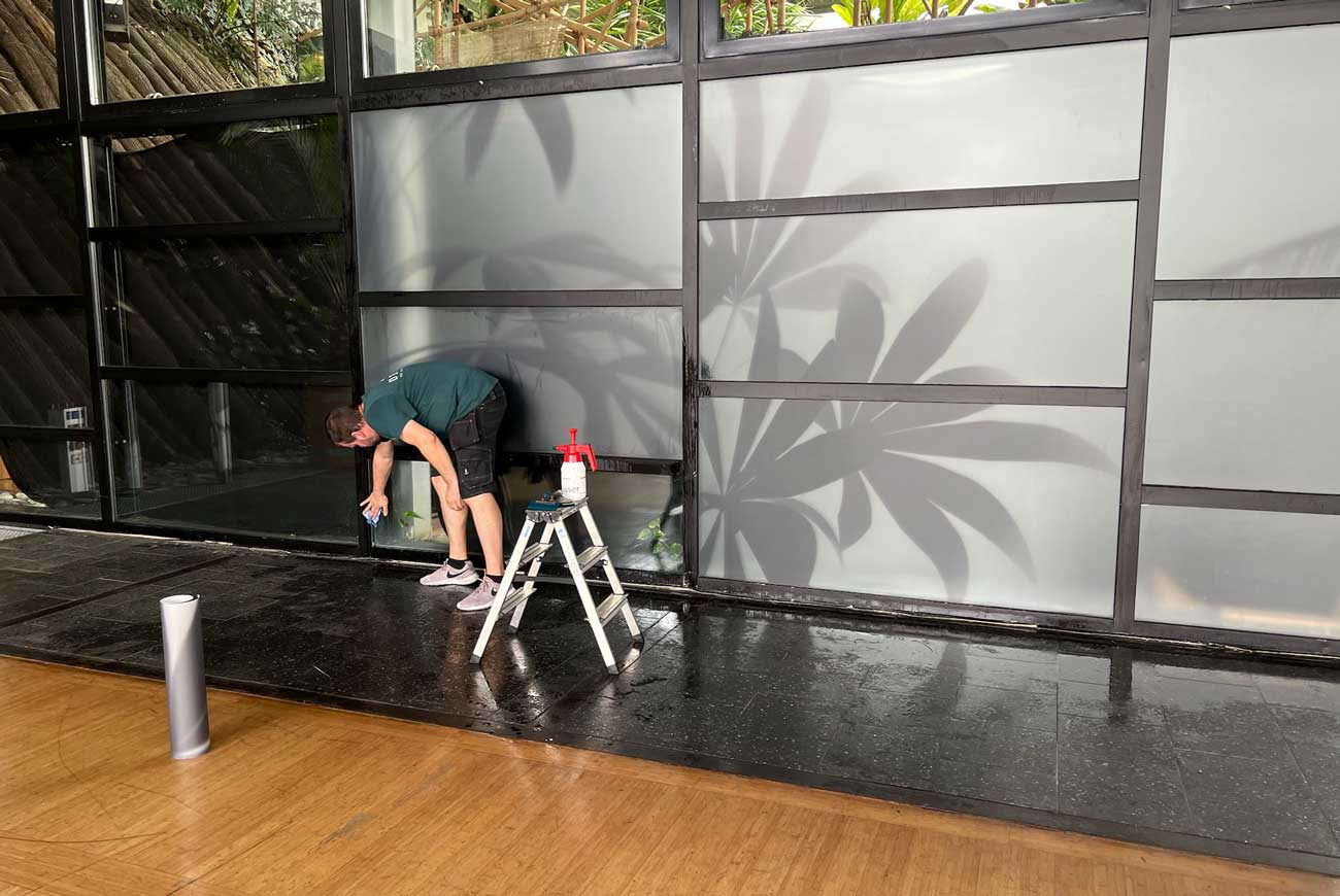 Fensterfolien montieren