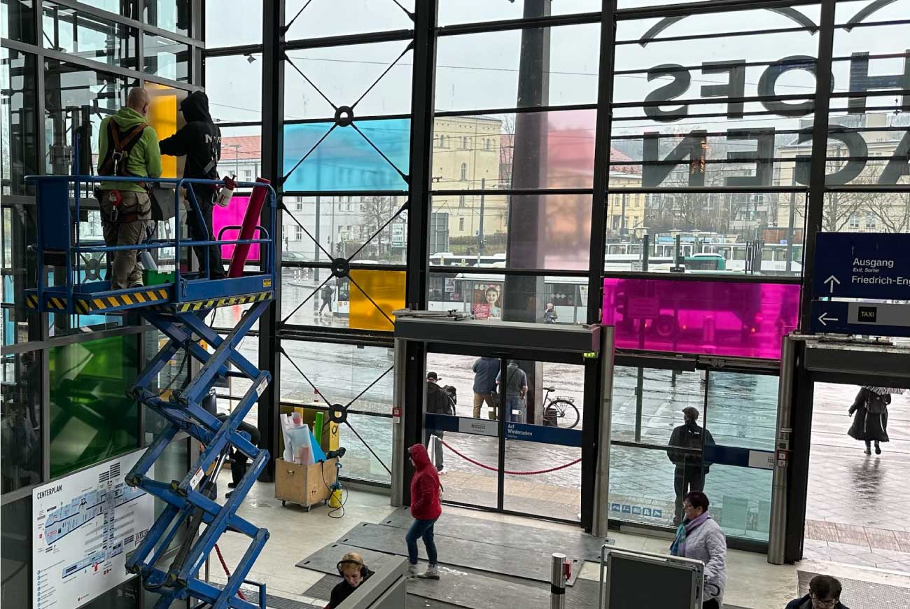 transparente Folie drucken -Foliendruckerei Berlin und Potsdam