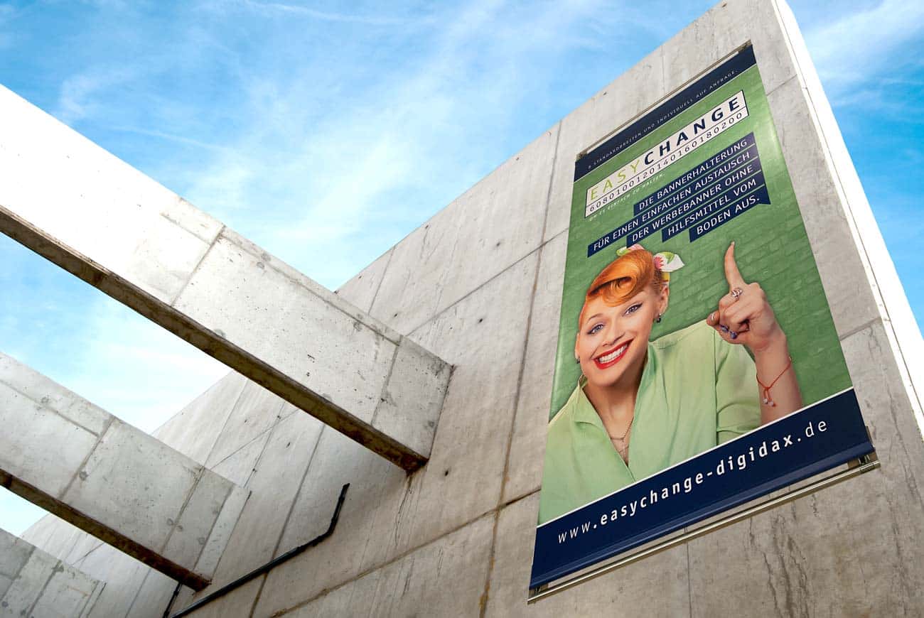 bannerhalterung Metall