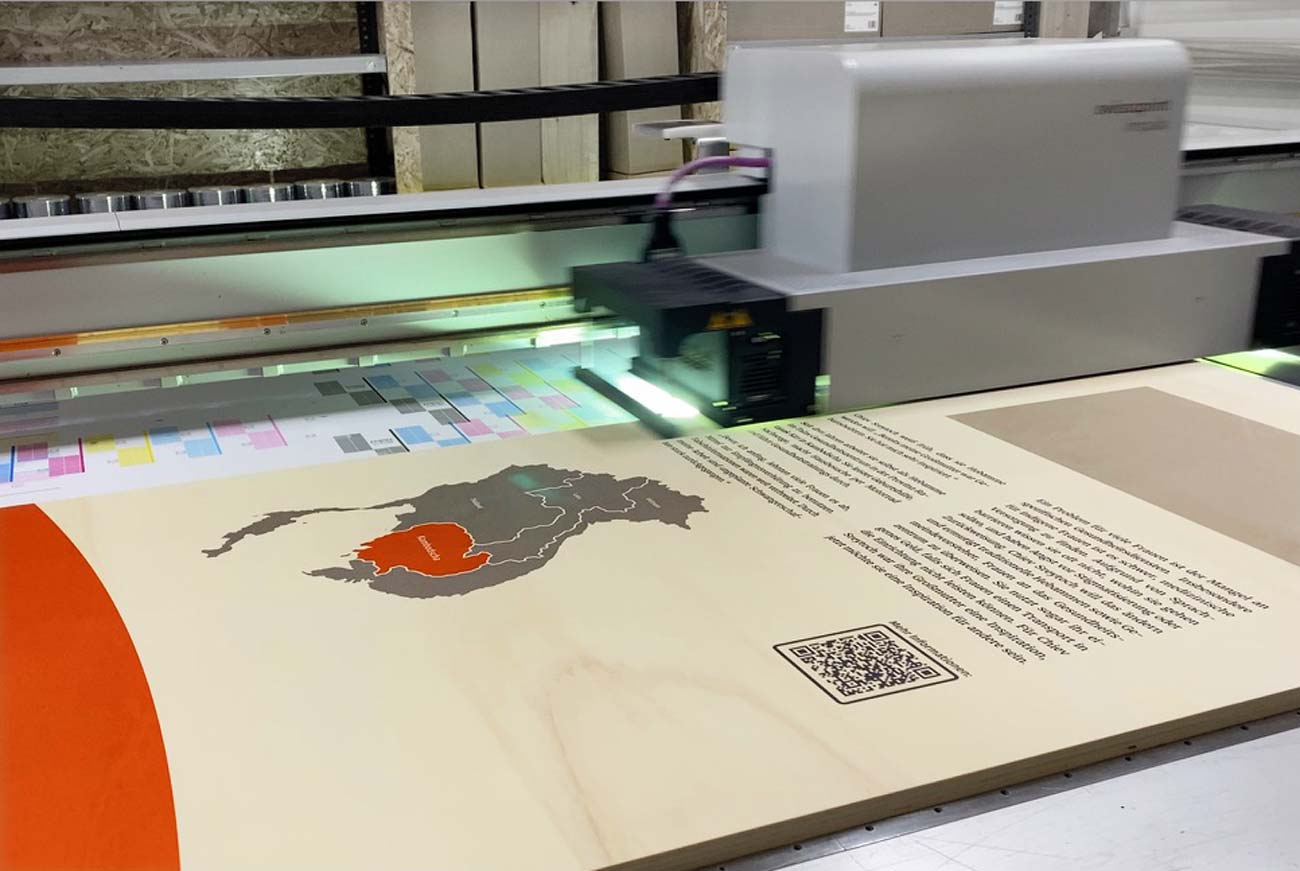 Direktdruck auf Holz Potsdam