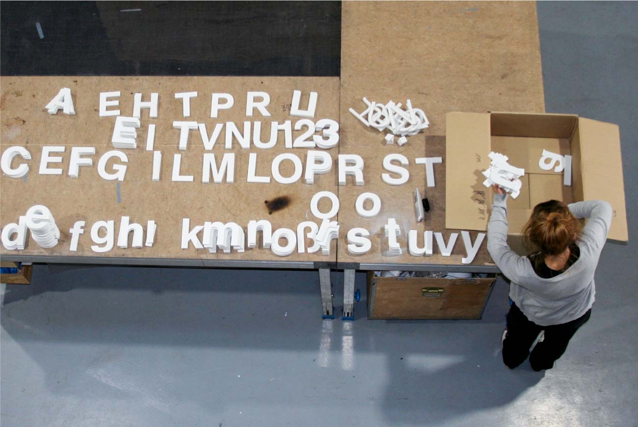 PVC Profilbuchstaben Werbetechnik Potsdam DIGIDAX