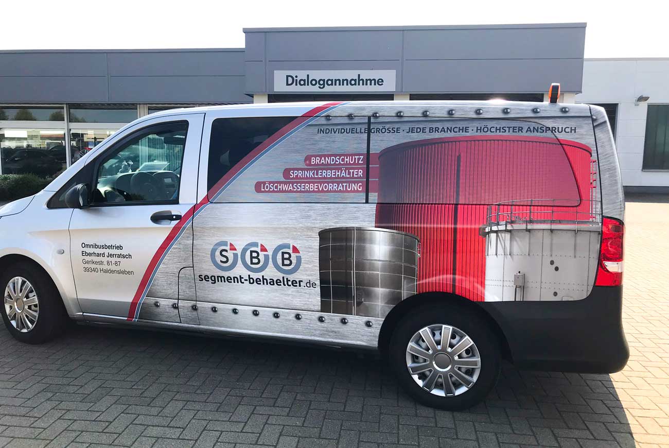 Werbetechnik Potsdam Fahrzeugbeschriftung